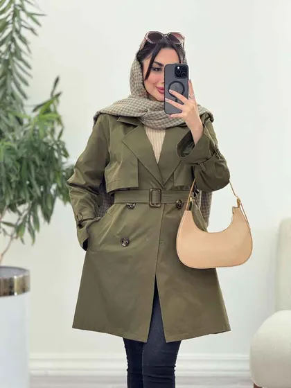 بارانی پشت ژیله پاگن دار