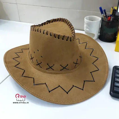 کلاه جدید کابوی مدل دوخت برجسته جیر