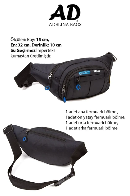 کیف کمری مردانه اورجینال newish-polo newish-polo