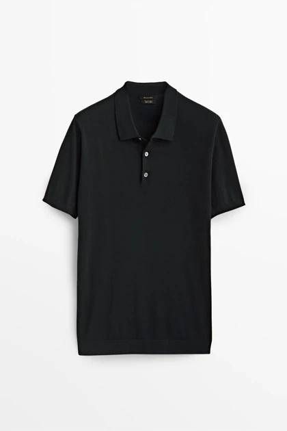 تیشرت یقه پولو مردانه massimo-dutti