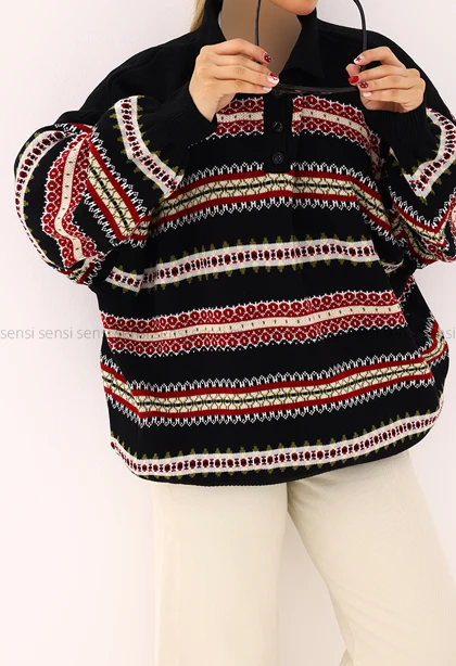 بافت وینتیج زنانه یقه دارکد1006666