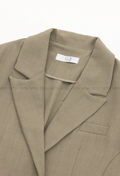 ست کت شلوار کرپ کمر بندی کد1005279