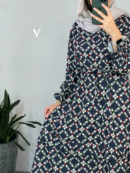 پیراهن مانتویی شکوفه 3