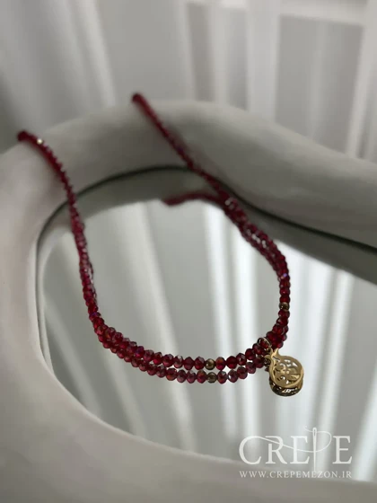 گردنبند انار کریستالی