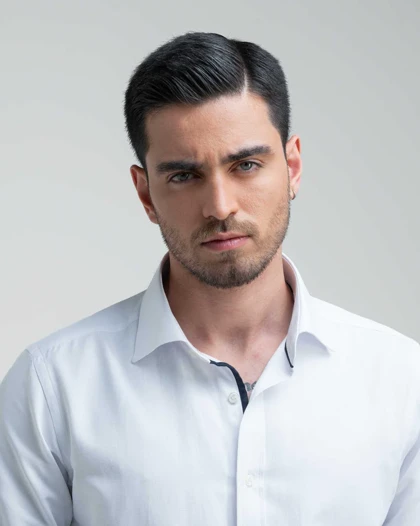 ام کی کالکشن پیراهن آستین بلند mk-2748-white