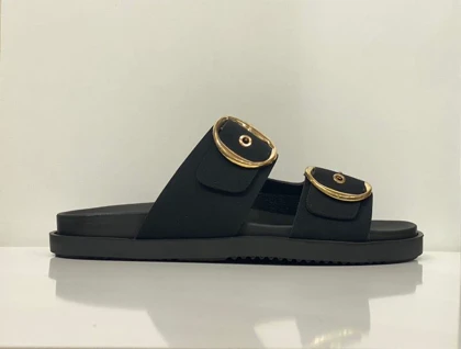 صندل زنانه Hawaii نوبوک- مشکی و قهوه ای