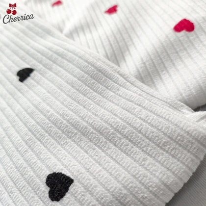 کراپ قلبی آستین کوتاه کبریتی کد 8