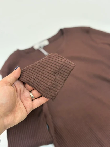 بلوز یقه گرد کبریتی سوپر کش 424