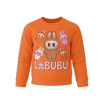 ست تیشرت آستین بلند و شلوار راحتی دخترانه مدل لبوبو کد PJ1384