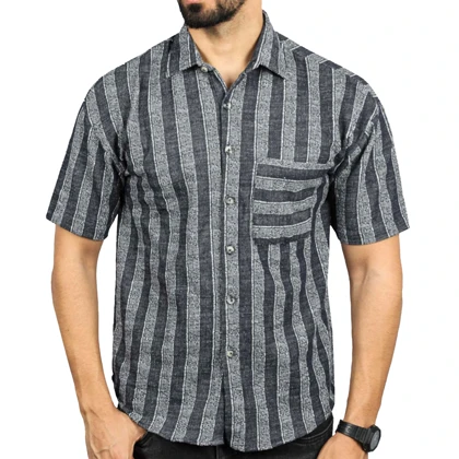 پیراهن آستین کوتاه بوکله مدل 61119117