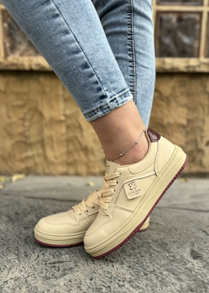 کتانی زنانه مدل ونس گل 2025 (برند نونا)