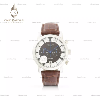 ساعت مچی پتک فیلیپ کورنوگراف صفحه قهوه ای Patek Philippe