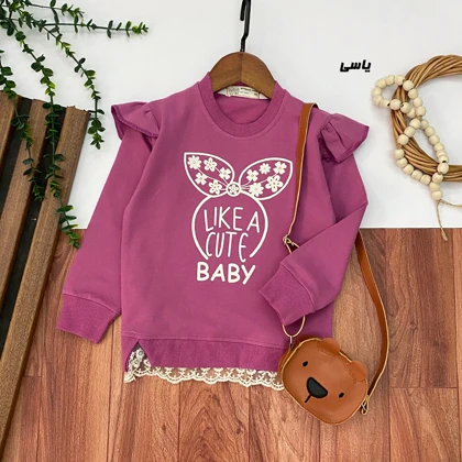 بلوز دورس دخترانه لب تور