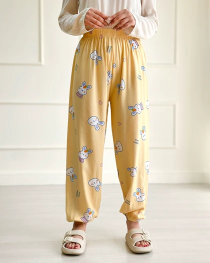 شلوار اسلش راحتی طرح‌دار پارمیسا