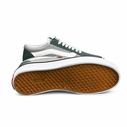 کفش کتانی زنانه و مردانه مدل ونس اولداسکول سبزلجنی Vans oldskool