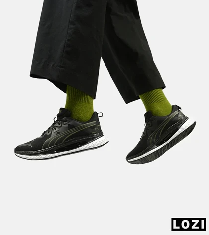 کفش کتانی ورزشی مشکی سبز مردانه PUMA