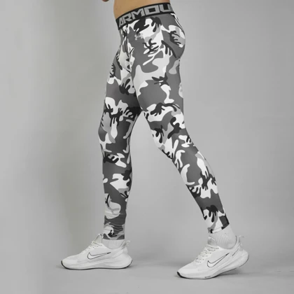 لگ ورزشی مردانه آندر آرمور مدل Heatgear-2201 چریکی سفید