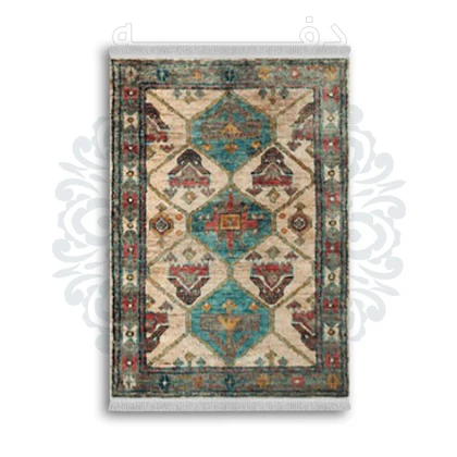 *جدید* فرشینه از جنس پارچه شانل مخمل ترک طرح فانتزی برند دفه کد 1636