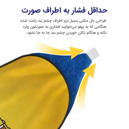 چشم بند بچگانه کاوا ماسک مدل باب اسفنجی کد9