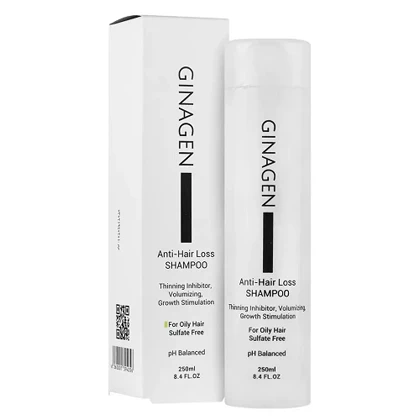 شامپو ضد ریزش مو ژیناژن مناسب موهای چرب 250 میل