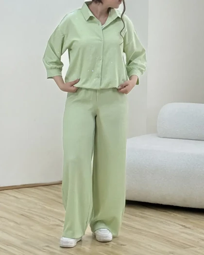 ست شومیز و شلوار نگینی