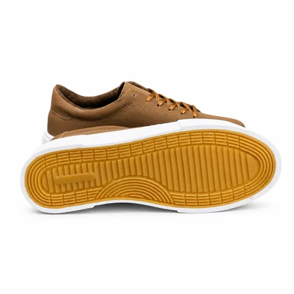 کفش کتانی مردانه مدل ونس قهوه ای Vans