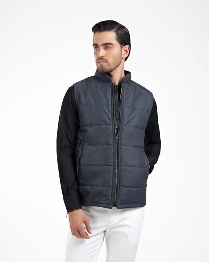 ام کی کالکشن جلیقه mk-22243-charcoal