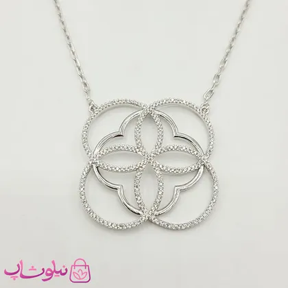 گردنبند زنانه ژوپینگ طرح گل