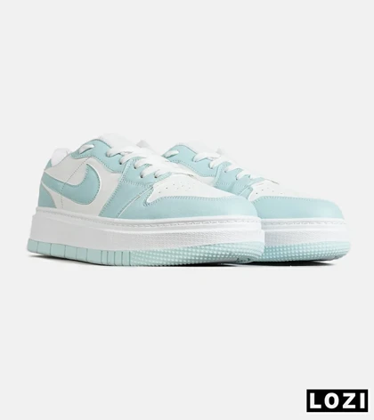 کفش مردانه و زنانه سفید آبی NIKE AIR FORCE مدل 7814