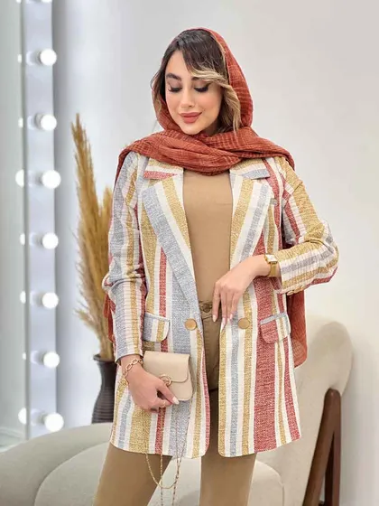 مانتو دو جیب نما کژال