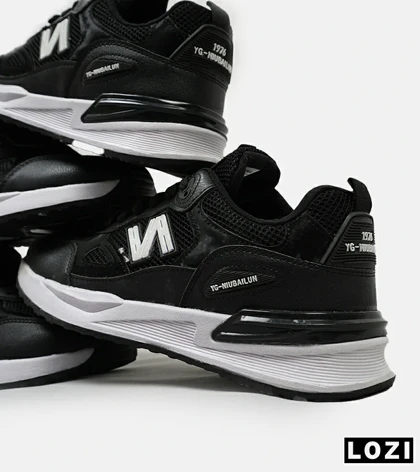 کفش کتانی مردانه مشکی NEW BALANCE yg niubailun