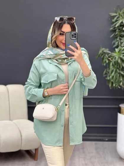 مانتو دو جیب پیله آرتمیس