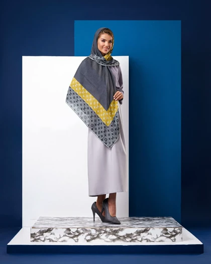 روسری وسط ساده LV