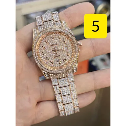 ساعت رولکس نگینی اورجینال در 8 رنگ