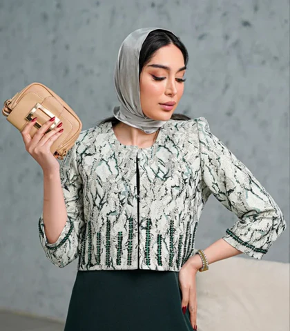 کت و سارافون ژاکارد کد551