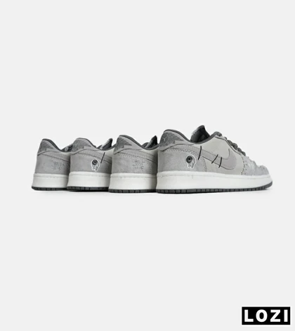کفش کتانی مردانه و زنانه طوسی NIKE jordan Vodoo