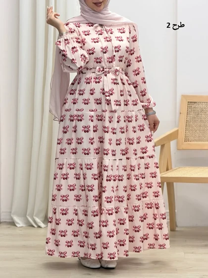 4252-پیراهن بلند نوردخت