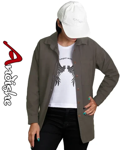 مانتو کتان زنانه مدل میراندا