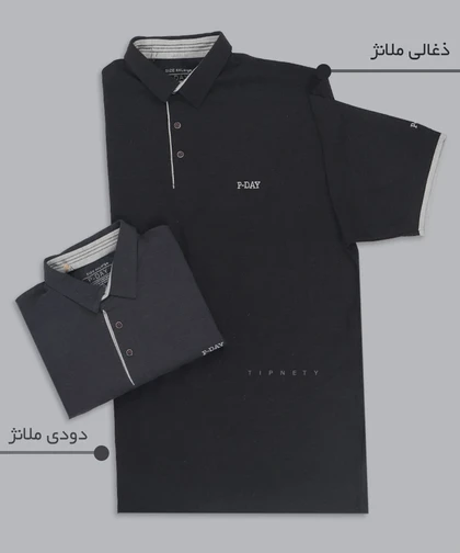 تیشرت یقه دار سایز بزرگ مردانه 5342