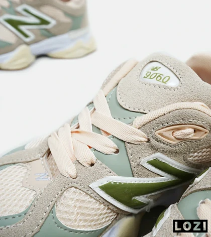کفش کتانی زنانه کرم سبز NEW BALANCE 9060
