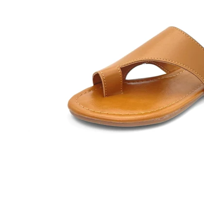 کفش صندل زنانه مدل sandal - 0019_Cognac
