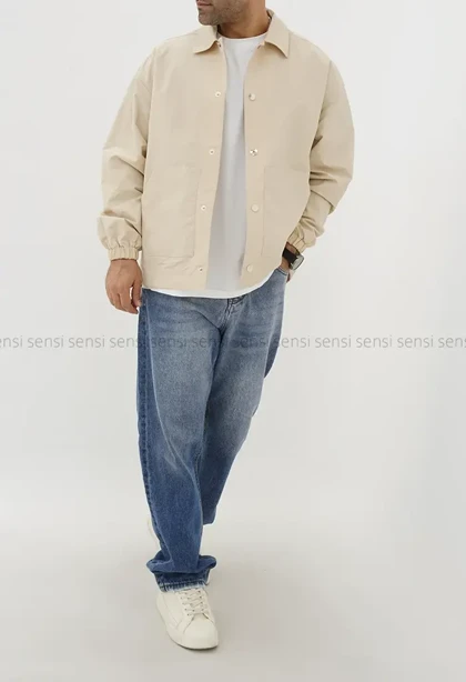 بارانی یقه دار مردانه کد20000024