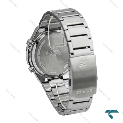 ساعت کاسیو ادیفایس EFV-C110 مردانه نقره ای صفحه مشکی سبز Casio-6673-G