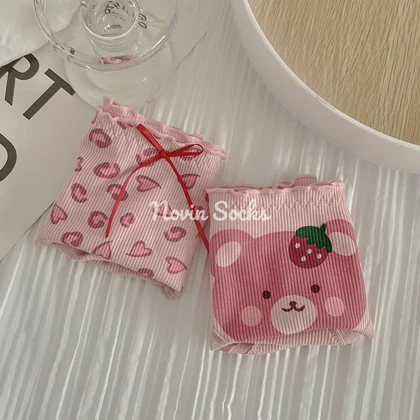 شورت طرح Pink Bear (مناسب سایز 38-42)