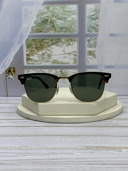 عینک آفتابی Ray-Ban مدل RB 3016 کلاب مستر فریم ترکیب کائوچو و فلز، عدسی کریستال UV400