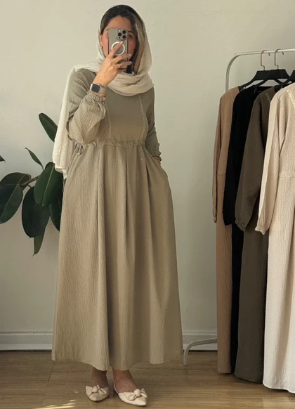 پیراهن مانتویی کیانا