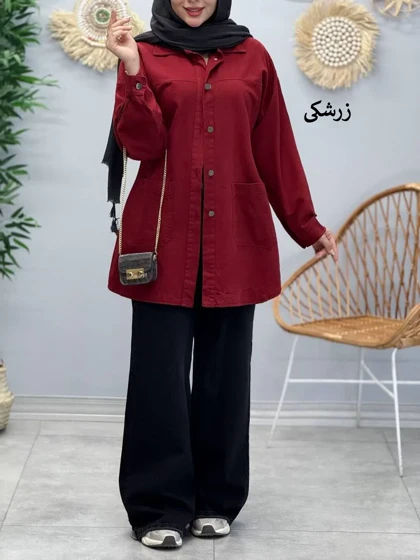 3379-مانتو کتان مرداس