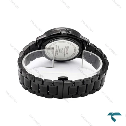 ساعت مردانه اسکمی رینگی مشکی قرمز Skemi-6544-G