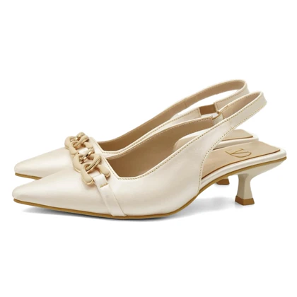 کفش مجلسی زنانه پاشنه‌دار 3 سانت مدل sandal valentino - 0095