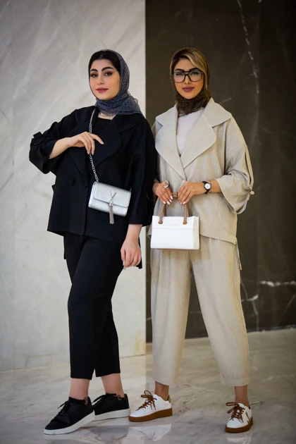 مانتو شلوار ایمبالانس آستین سگک